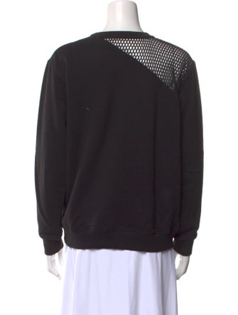 Saint Laurent Crew Neck Long Sleeve Sweatshirt