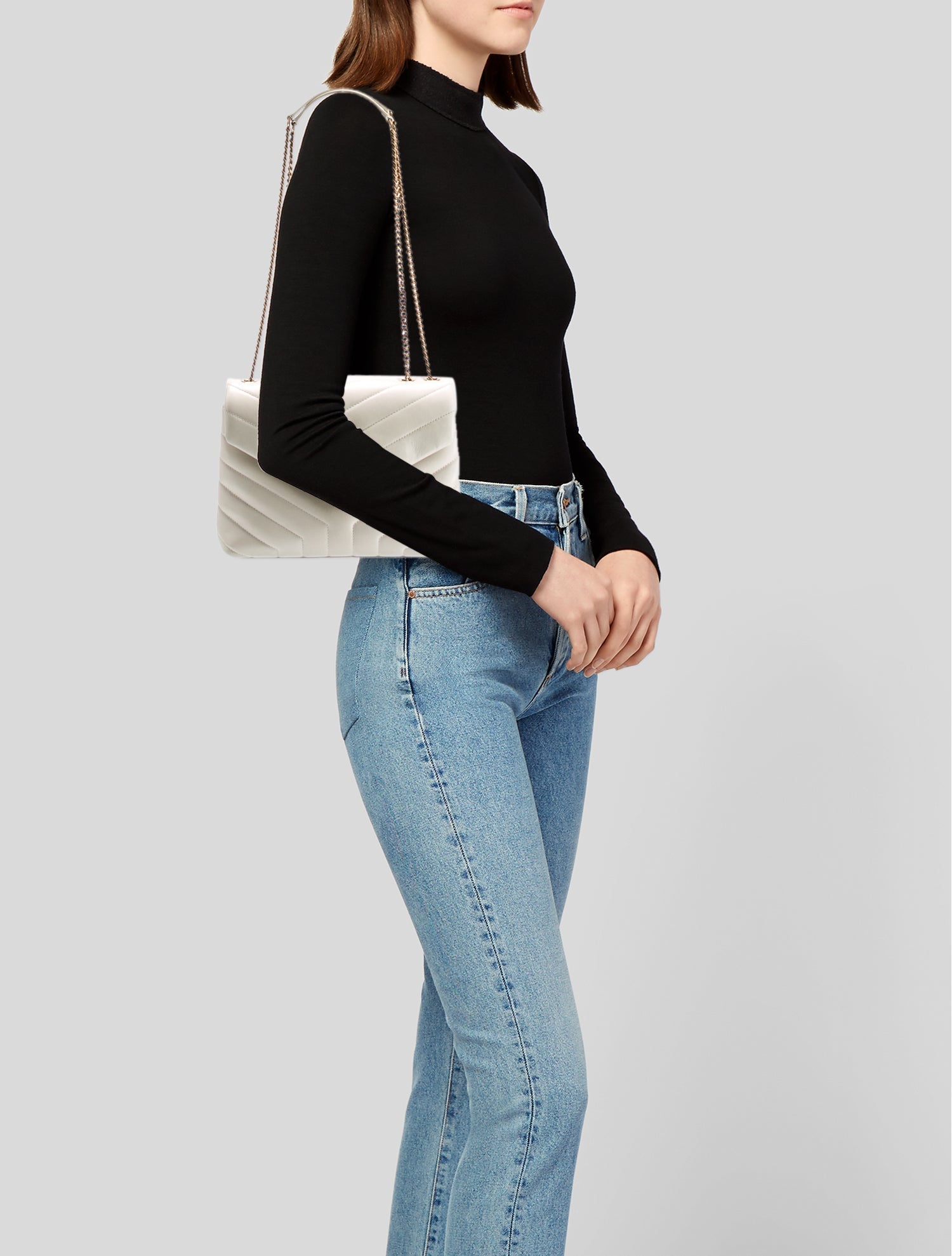 Saint Laurent Quilted LouLou