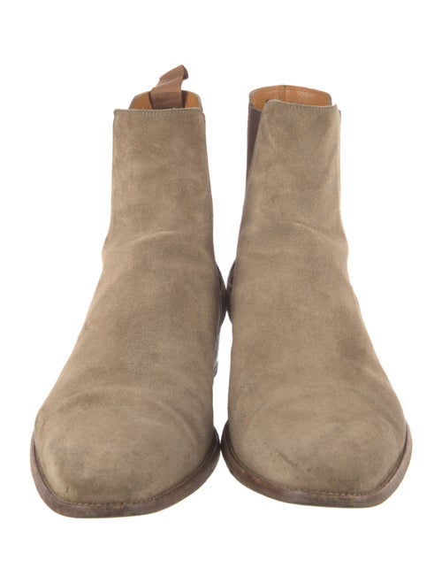 Saint Laurent Suede Chelsea Boots