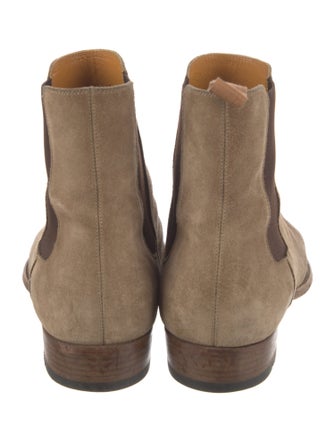 Saint Laurent Suede Chelsea Boots