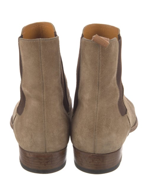 Saint Laurent Suede Chelsea Boots