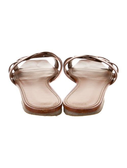 Saint Laurent Leather Slides