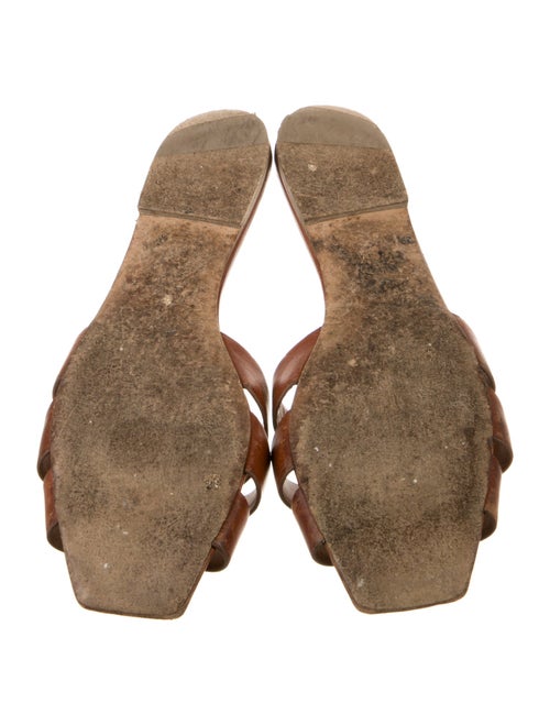 Saint Laurent Leather Slides