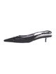 Saint Laurent Mesh Mesh Accents Slingback Pumps
