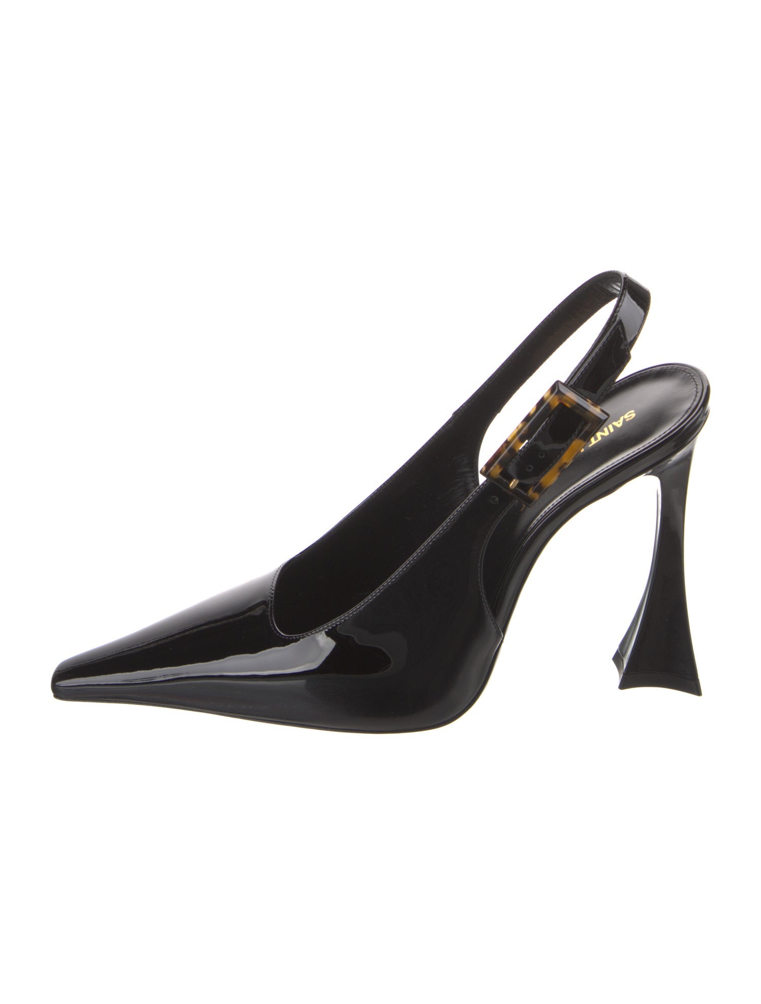 Saint Laurent Patent Leather Slingback Pumps w/ Tags