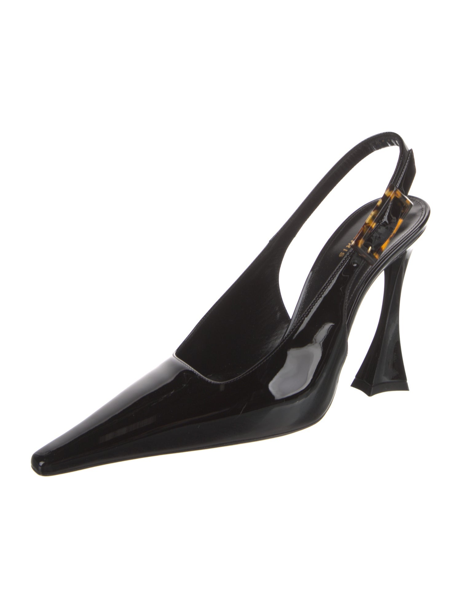 Saint Laurent Patent Leather Slingback Pumps w/ Tags