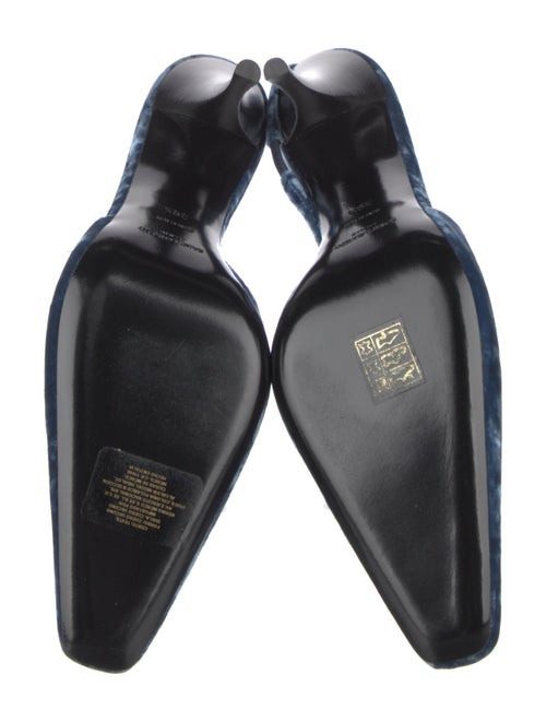 Saint Laurent Velvet Slingback Pumps