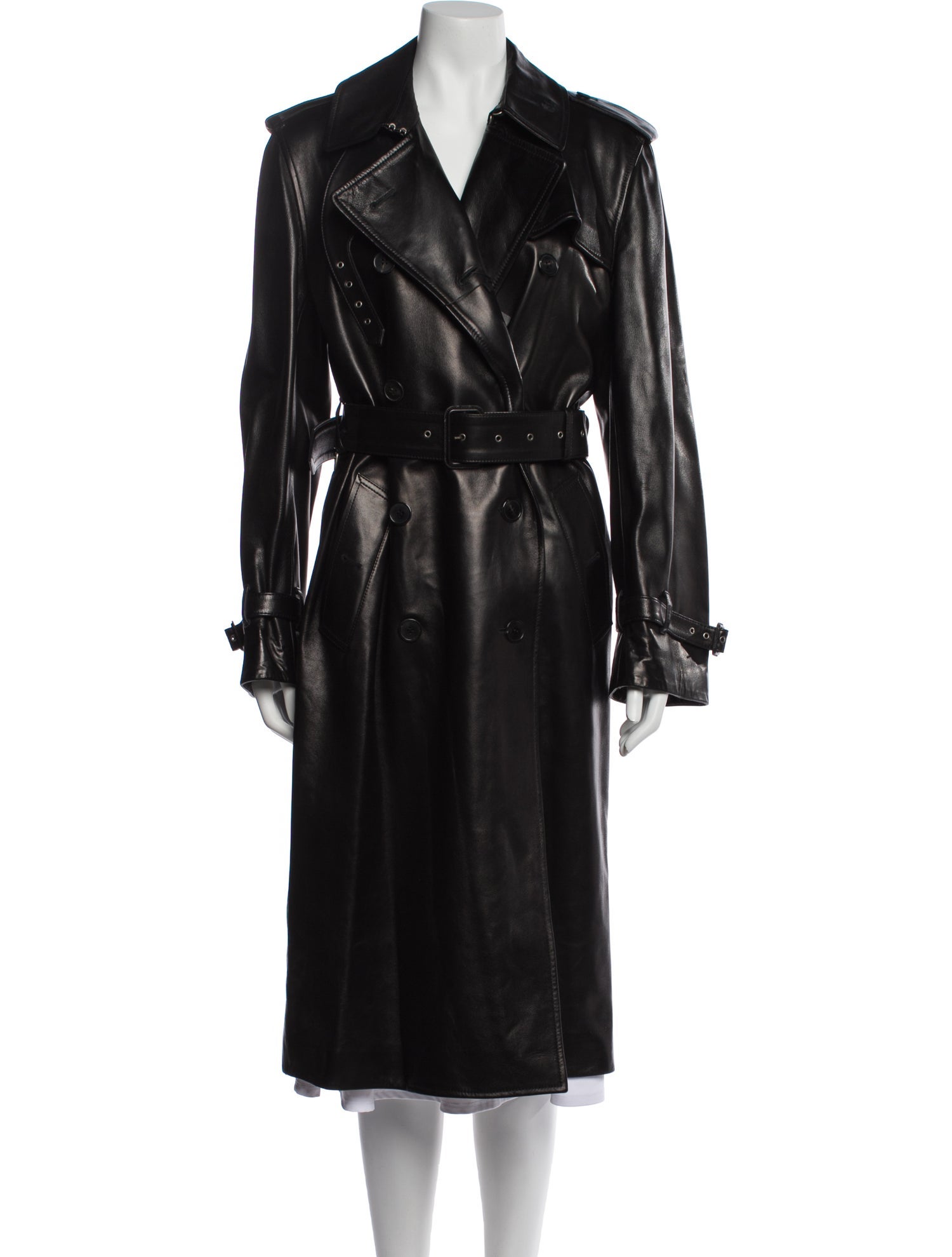 Saint Laurent 2021 Lambskin Trench Coat w/ Tags