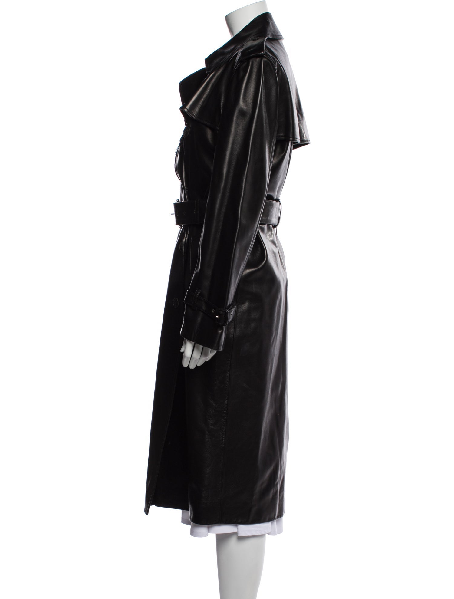 Saint Laurent 2021 Lambskin Trench Coat w/ Tags