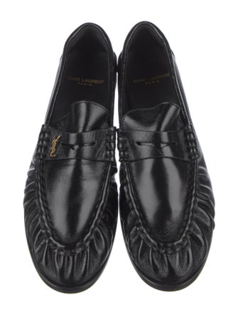 Saint Laurent Leather Dress Loafers