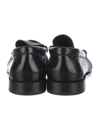 Saint Laurent Leather Dress Loafers