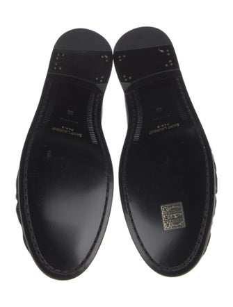 Saint Laurent Leather Dress Loafers