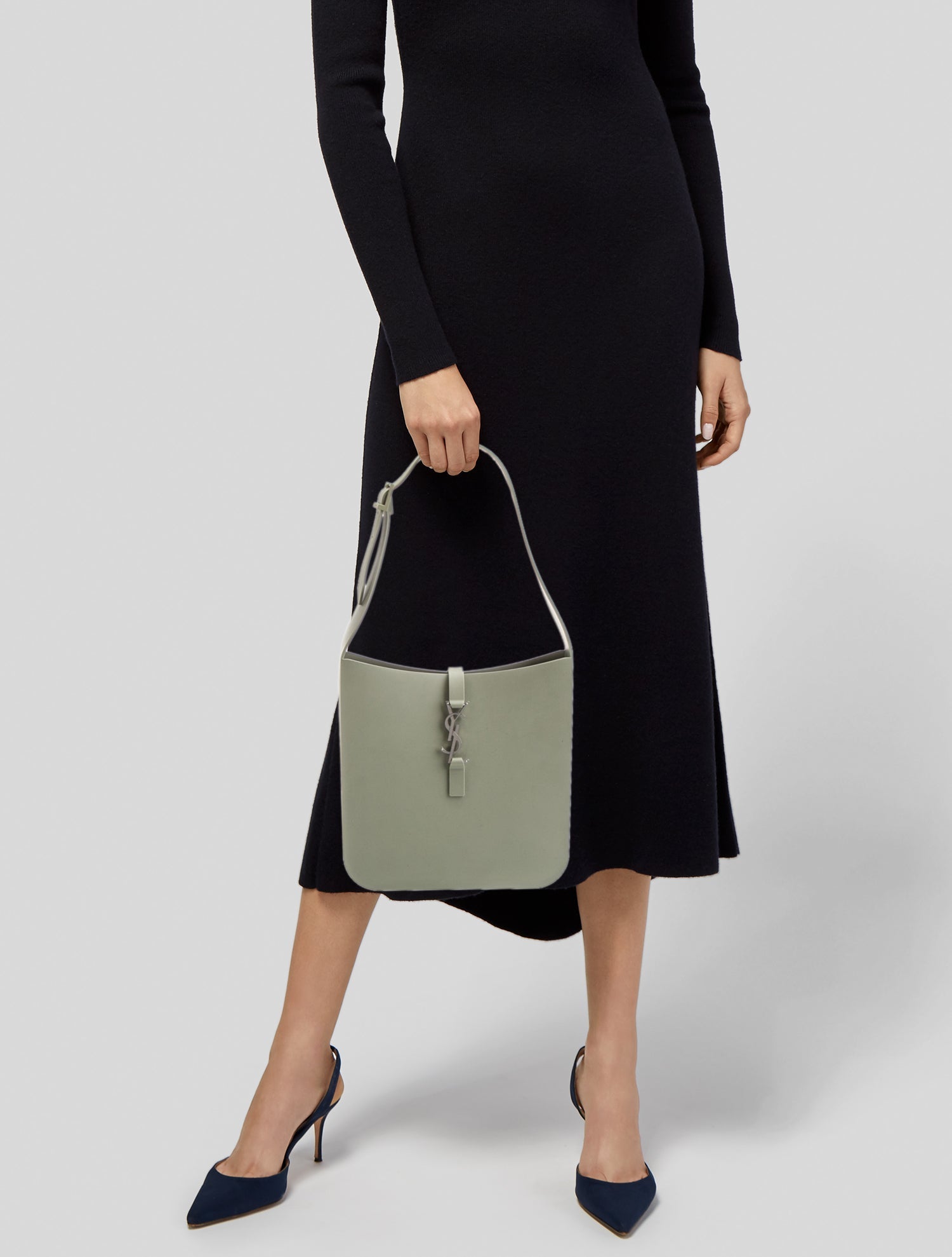 Saint Laurent Leather Le 5 à 7 w/ Tags