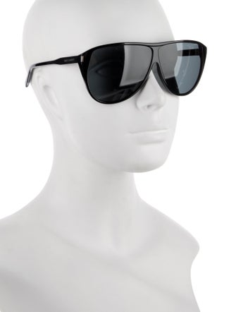 Saint Laurent Gaspar 002 Shield Sunglasses