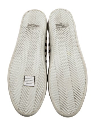Saint Laurent Canvas Animal Print Sneakers