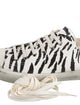 Saint Laurent Canvas Animal Print Sneakers