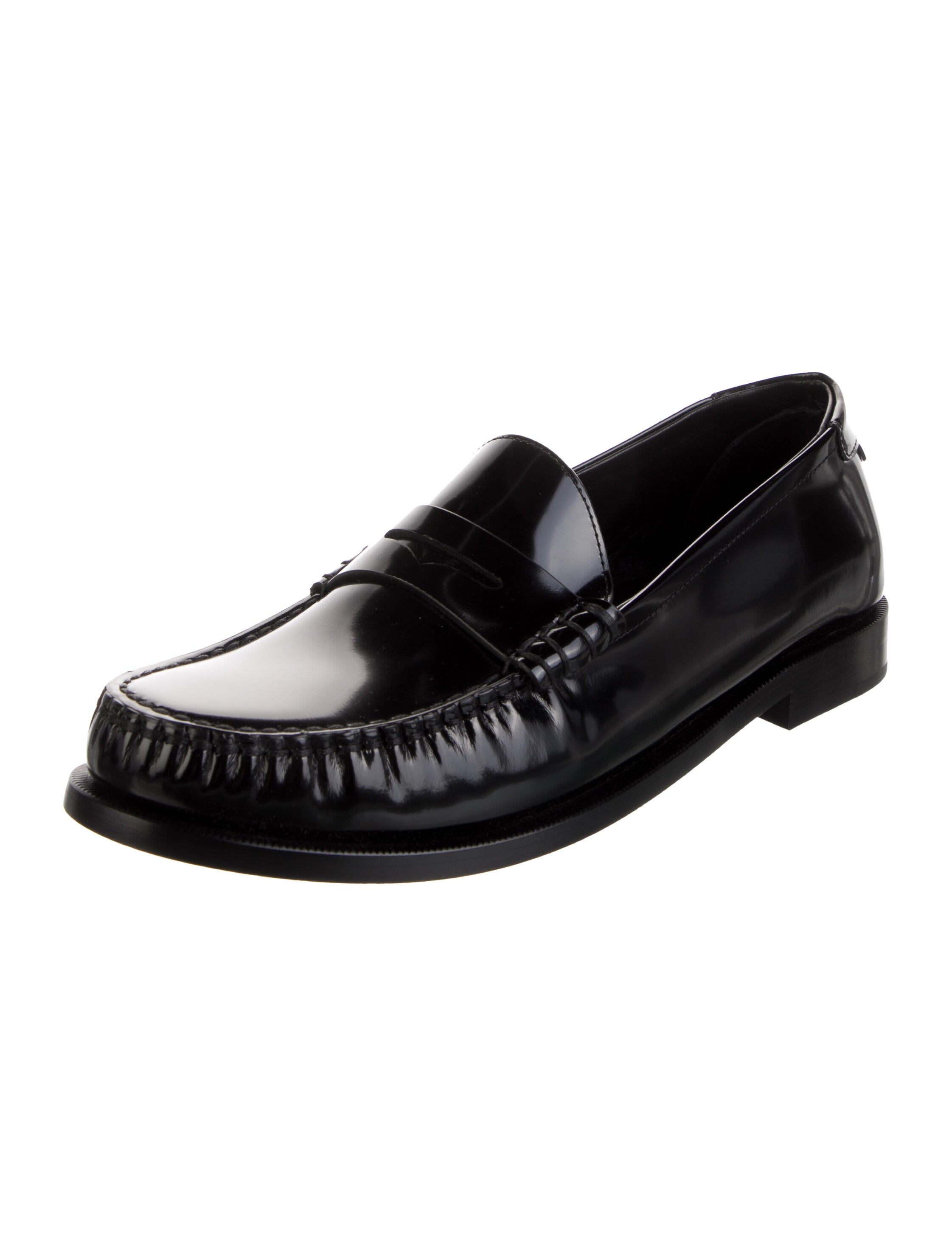 Saint Laurent Patent Leather Loafers