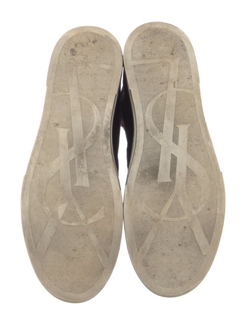 Saint Laurent Suede Distressed Accents Sneakers