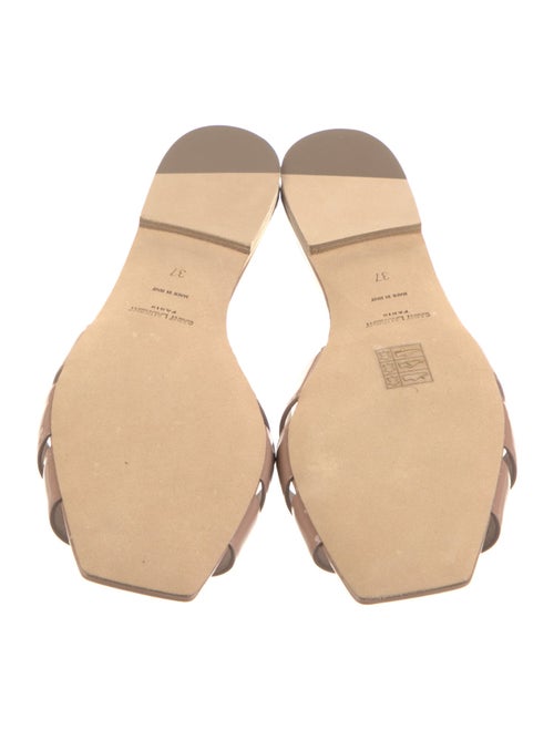 Saint Laurent Patent Leather Slides