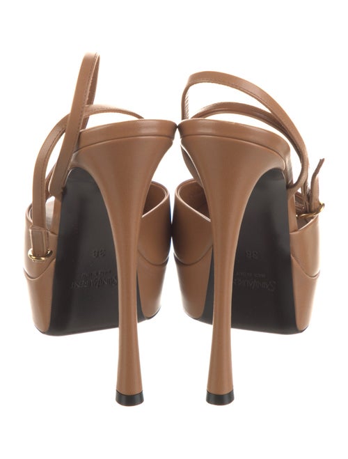 Saint Laurent Leather Slingback Pumps