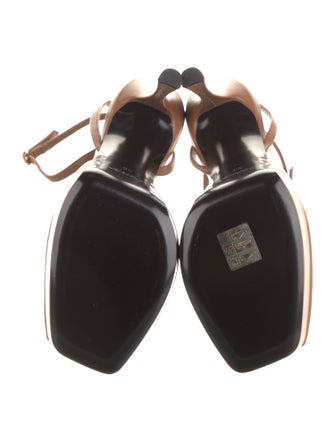 Saint Laurent Leather Slingback Pumps