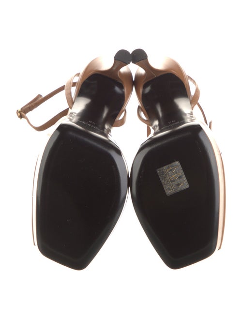 Saint Laurent Leather Slingback Pumps