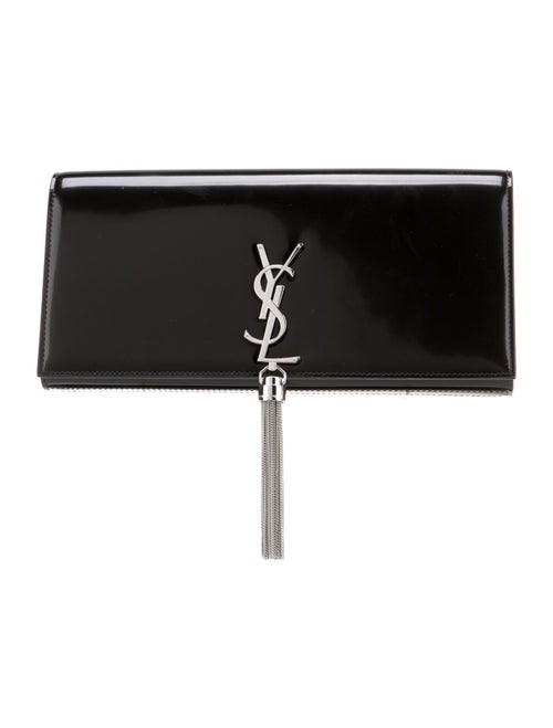 Saint Laurent Patent Leather Clutch 2023