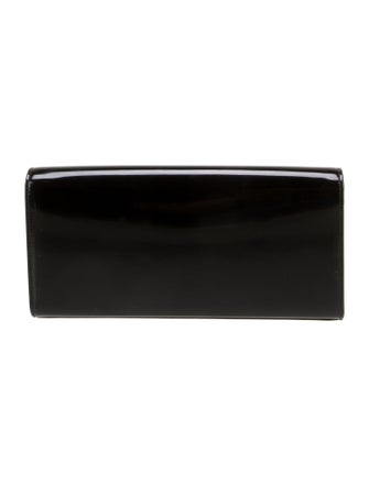 Saint Laurent Patent Leather Clutch 2023