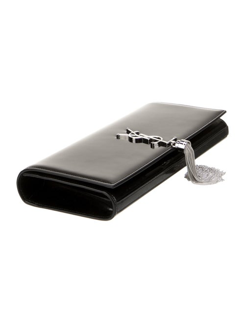 Saint Laurent Patent Leather Clutch 2023