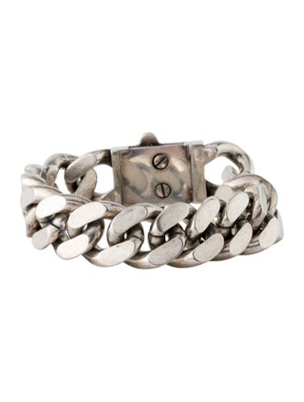 Saint Laurent Gourmette Chain Bracelet