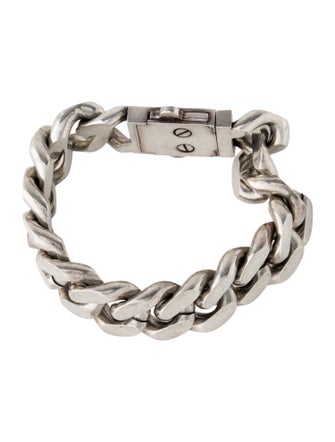 Saint Laurent Gourmette Chain Bracelet