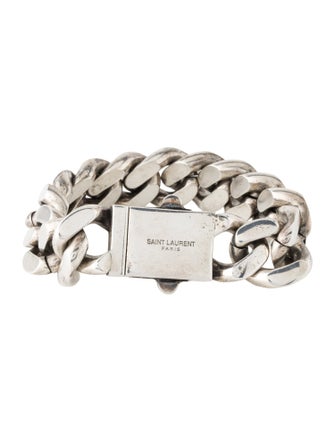 Saint Laurent Gourmette Chain Bracelet