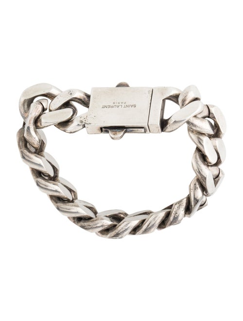 Saint Laurent Gourmette Chain Bracelet