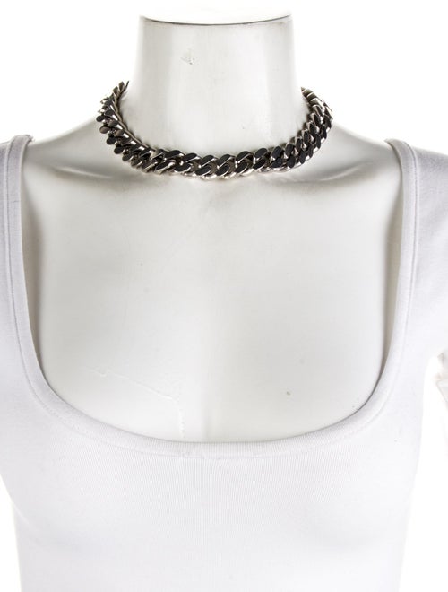Saint Laurent Curb Chain Necklace