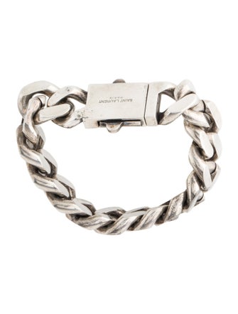 Saint Laurent Gourmette Chain Bracelet