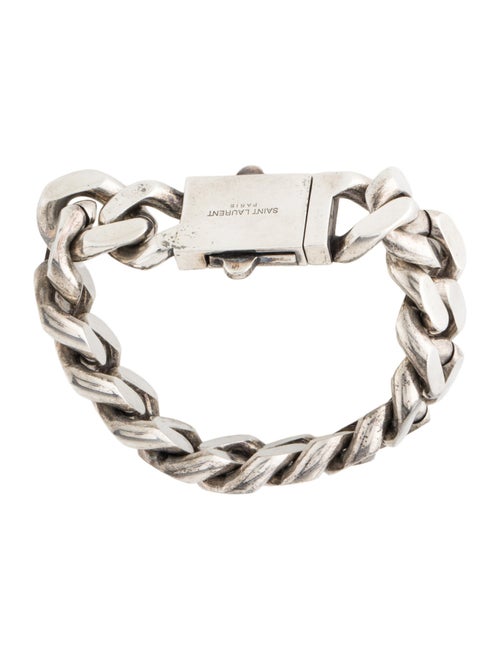 Saint Laurent Gourmette Chain Bracelet