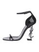 Saint Laurent Patent Leather Sandals