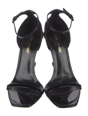 Saint Laurent Patent Leather Sandals