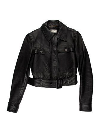 Saint Laurent Leather Biker Jacket