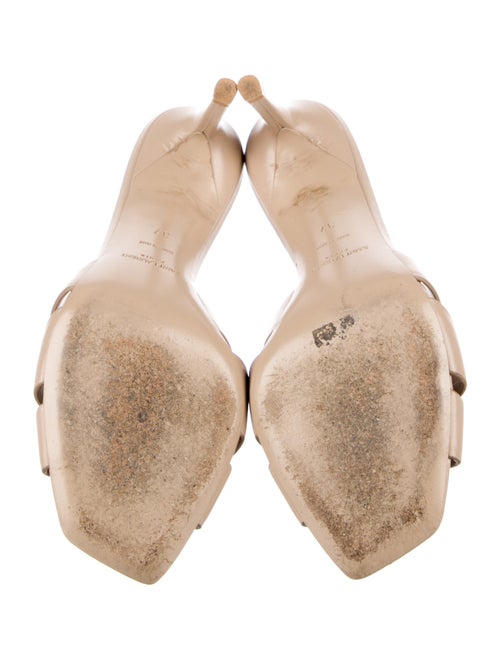 Saint Laurent Leather Slides