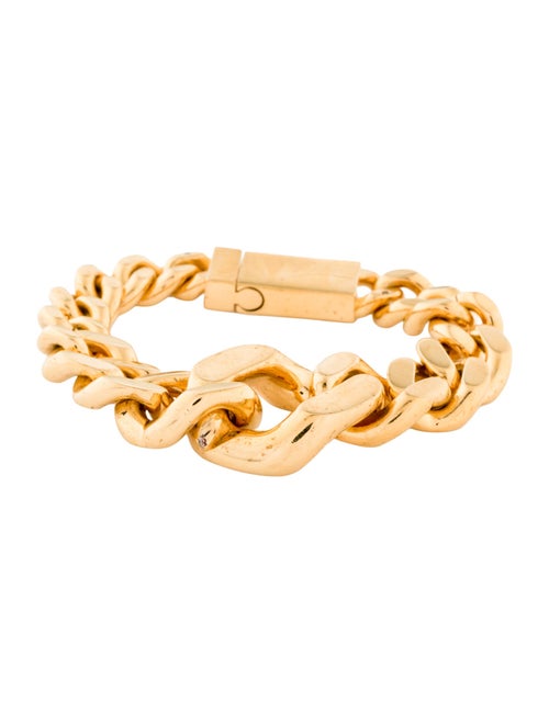 Saint Laurent Graduated Curb Chain Link Bracelet