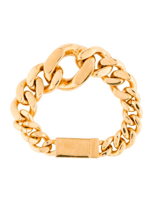 Saint Laurent Graduated Curb Chain Link Bracelet