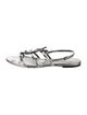 Saint Laurent Leather Slingback Sandals