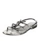 Saint Laurent Leather Slingback Sandals