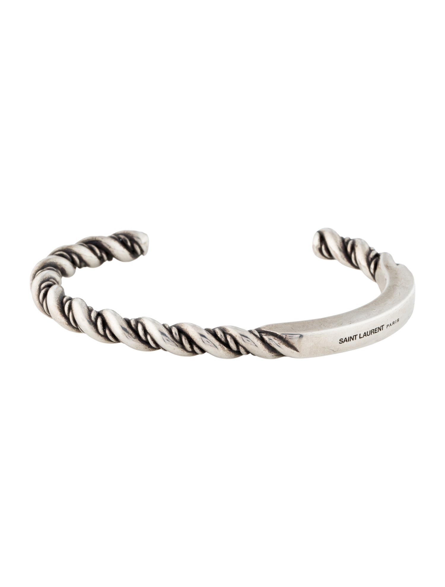 Saint Laurent Twisted Cuff Bracelet