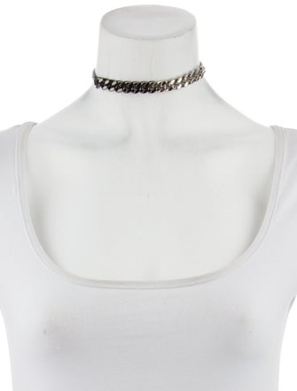 Saint Laurent Leather Choker
