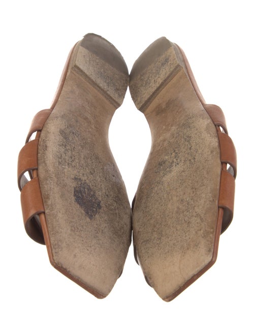 Saint Laurent Leather Slides