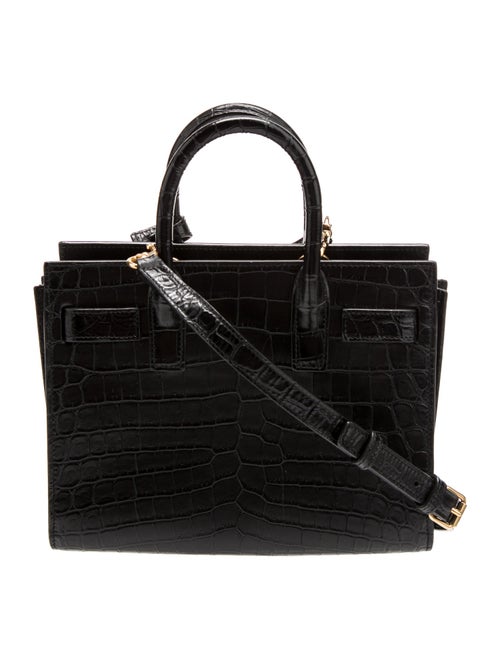 Saint Laurent Embossed Leather Sac De Jour Nano 2022