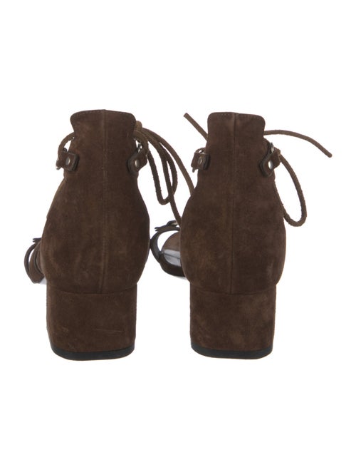 Saint Laurent Suede Gladiator Sandals