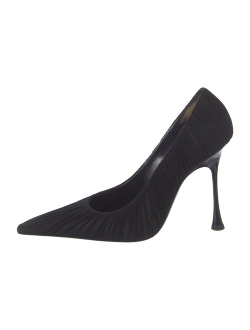 Saint Laurent New Tights Draped Pump Pleated Accents Pumps